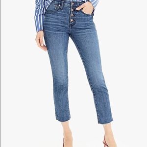 JCrew Vintage Straight Cropped Jean Sz 26